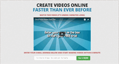 Desktop Screenshot of cloudvideomaker.com